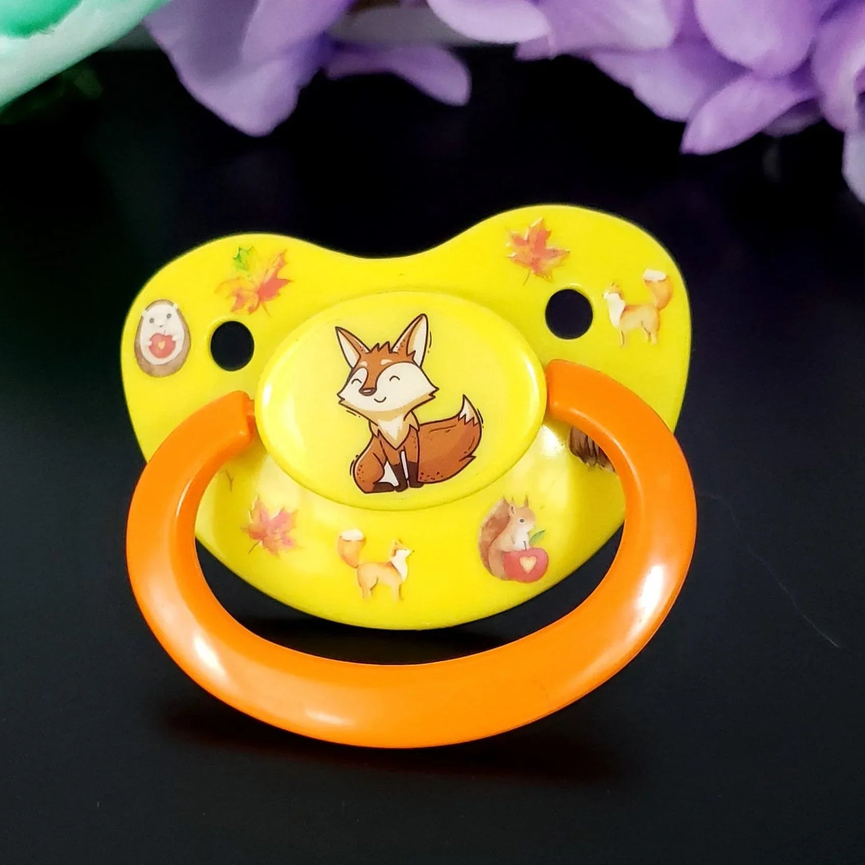 Deco Adult Pacifier - Autumn Fox - Puppy's Aesthetics