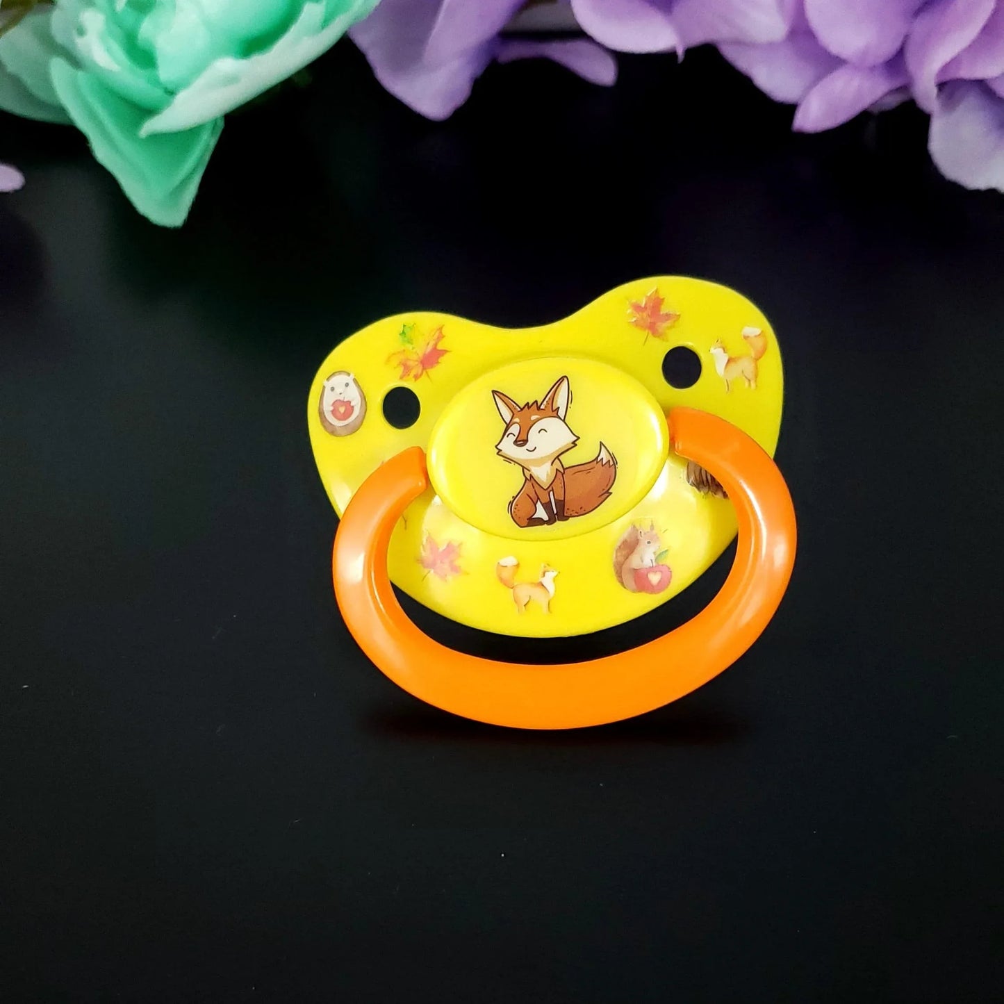 Deco Adult Pacifier - Autumn Fox - Puppy's Aesthetics