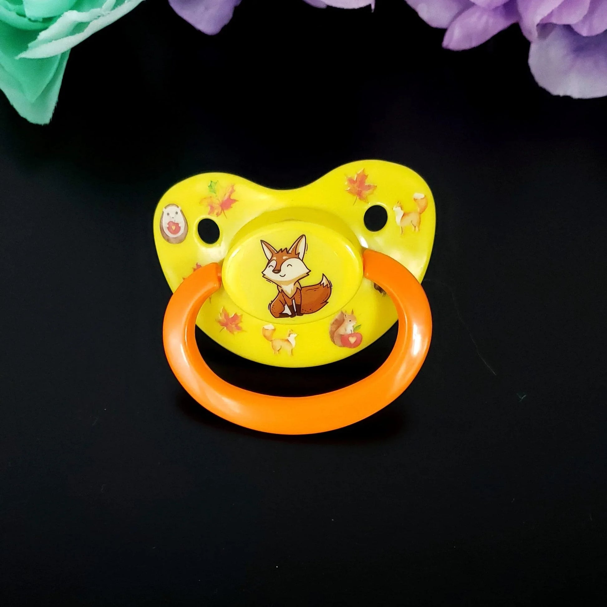Deco Adult Pacifier - Autumn Fox - Puppy's Aesthetics