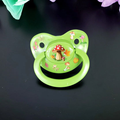 Deco Adult Pacifier - Mushrooms - Puppy's Aesthetics