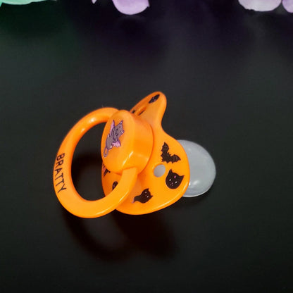 Halloween Adult Pacifier - Bratty Bat Cat - Puppy's Aesthetics
