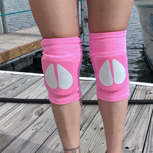 Pink Cow Knee Pads - Puppy's Aesthetics