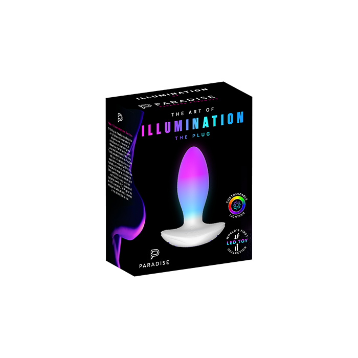 Illumination Paradise: App-Controlled RGB Anal Plug