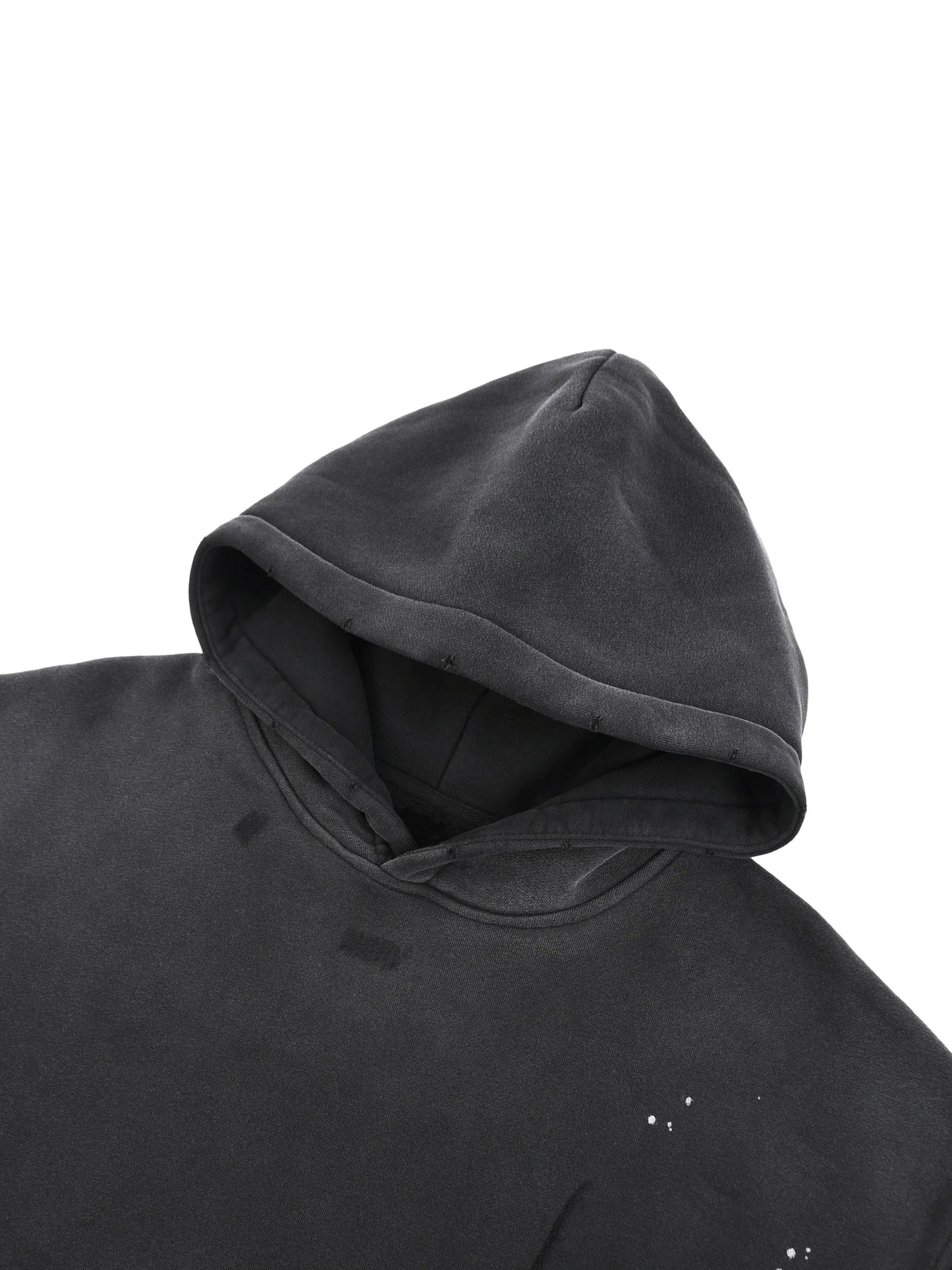 Goth Queen Frayed Fleece Hoodie - Puppy's Aesthetics