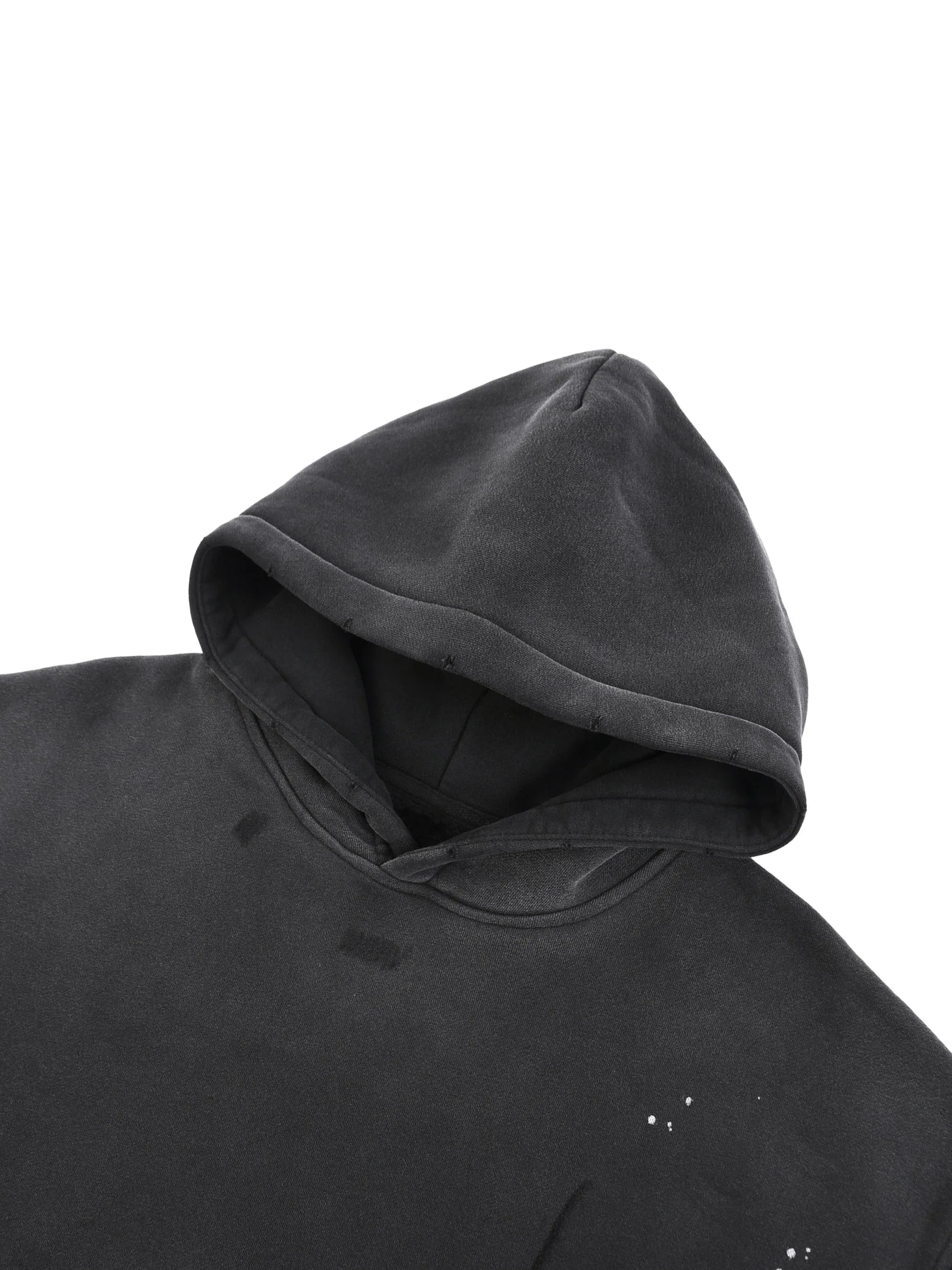 Goth Queen Frayed Fleece Hoodie - Puppy's Aesthetics