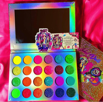 NEON LIGHTS (24PC) *BLACKLIGHT!* Pigment/Glitter Pallete!