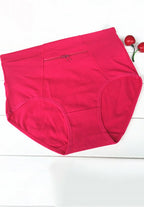 Cotton Panties with Zipper Pocket