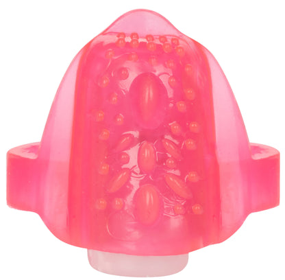 Foil Pack Vibrating Tongue Massager - Pink