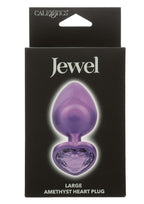 Calexotics Jewel Amethyst Heart Plug