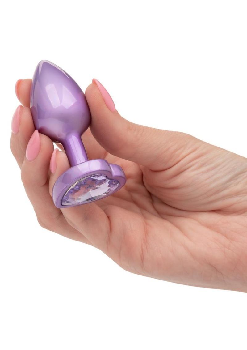 Calexotics Jewel Amethyst Heart Plug