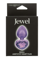 Calexotics Jewel Amethyst Heart Plug