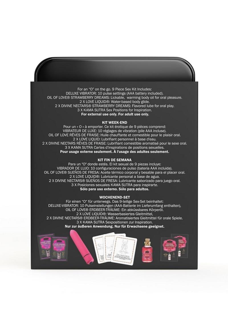 Kama Sutra Weekender Travel Kit Strawberry Dreams