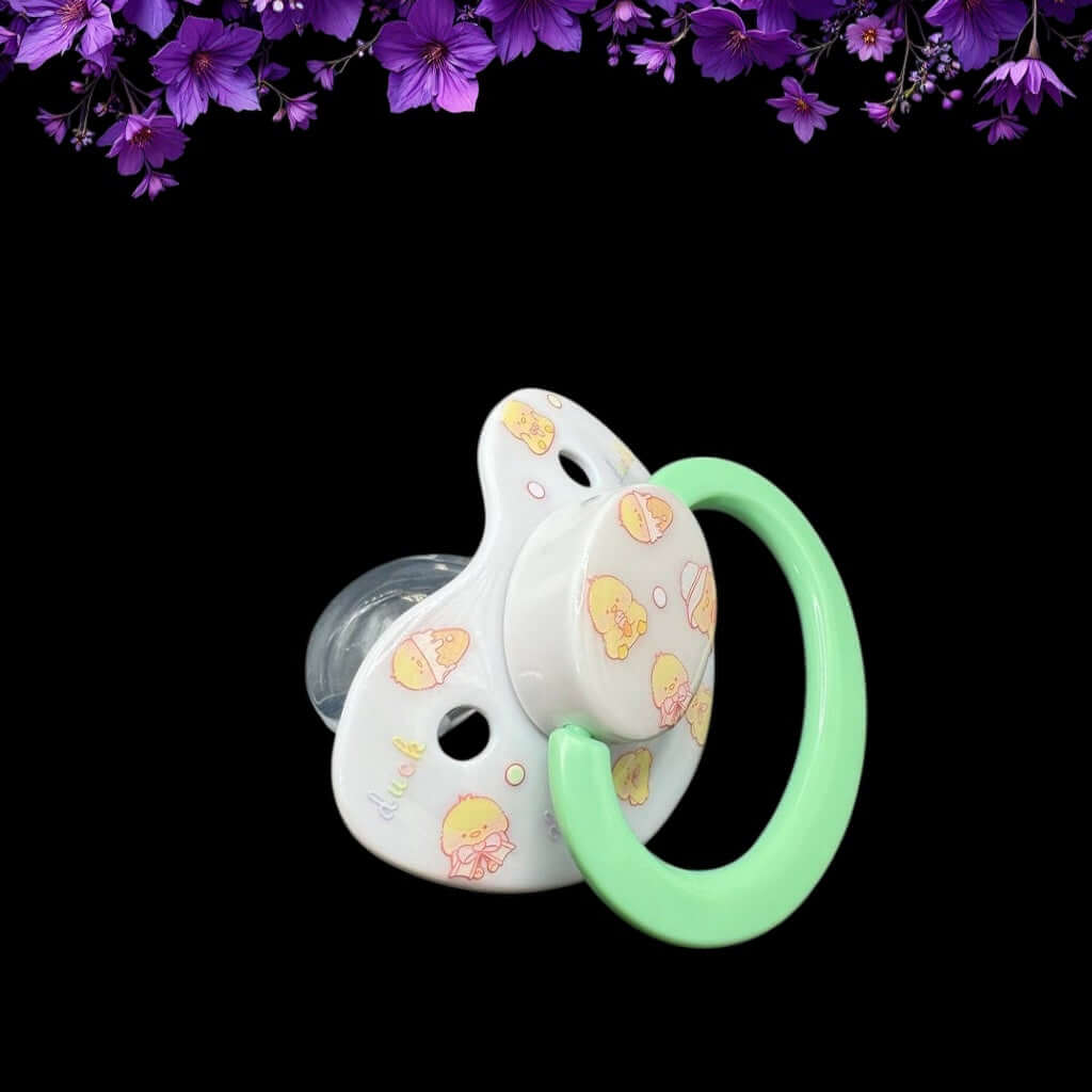 Deco Adult Pacifier - Ducks - Puppy's Aesthetics