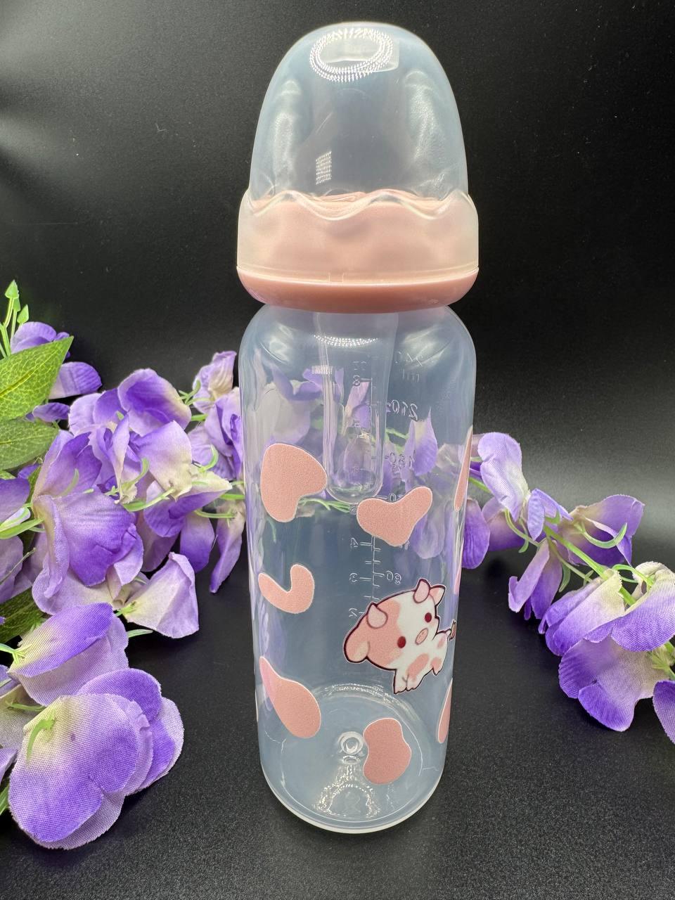 Adult Baby Bottle - 8 oz Lil Moo Cow - Puppy's Aesthetics