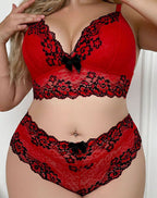 Daring Dreamer Plus Size Bra Set