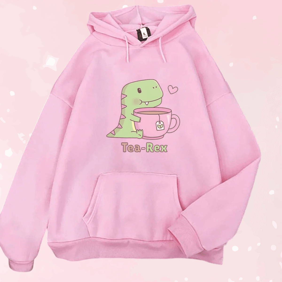 Tea-Rex Dinosaur & Tea Lover Hoodie - Puppy's Aesthetics