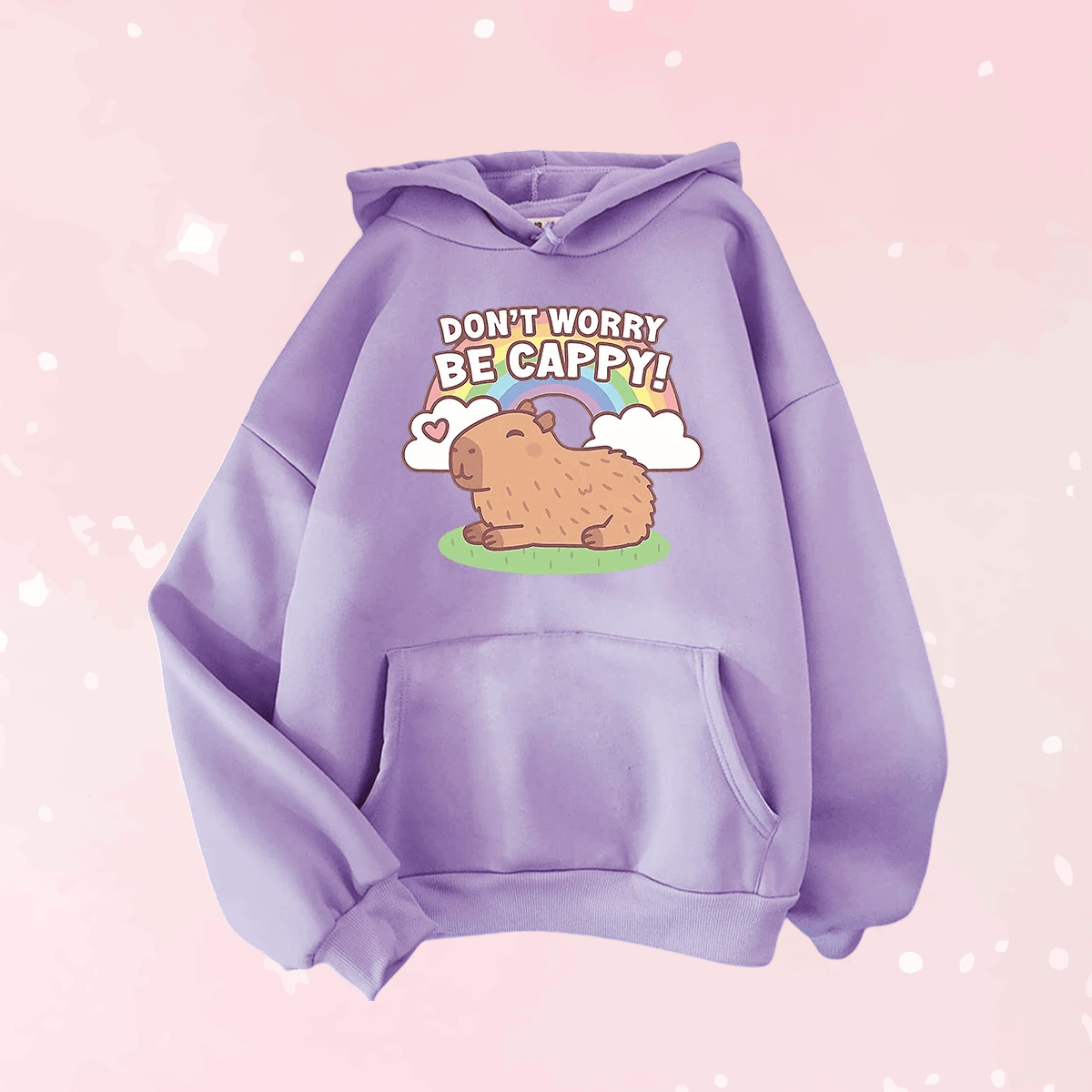 Don't Worry Be Cappy Unisex Hoodie - Puppy's Aesthetics