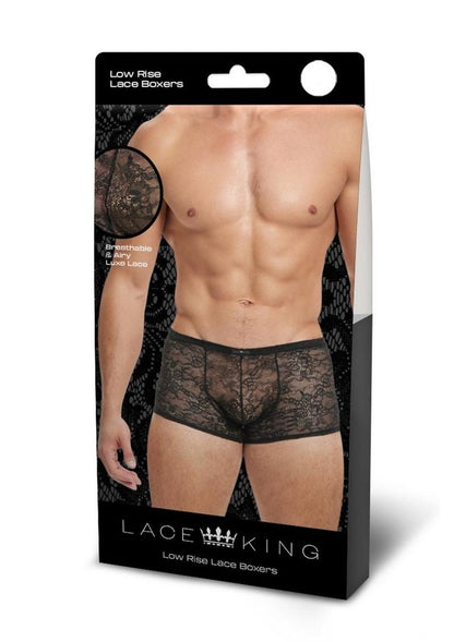 Low Rise Lace King Boxers