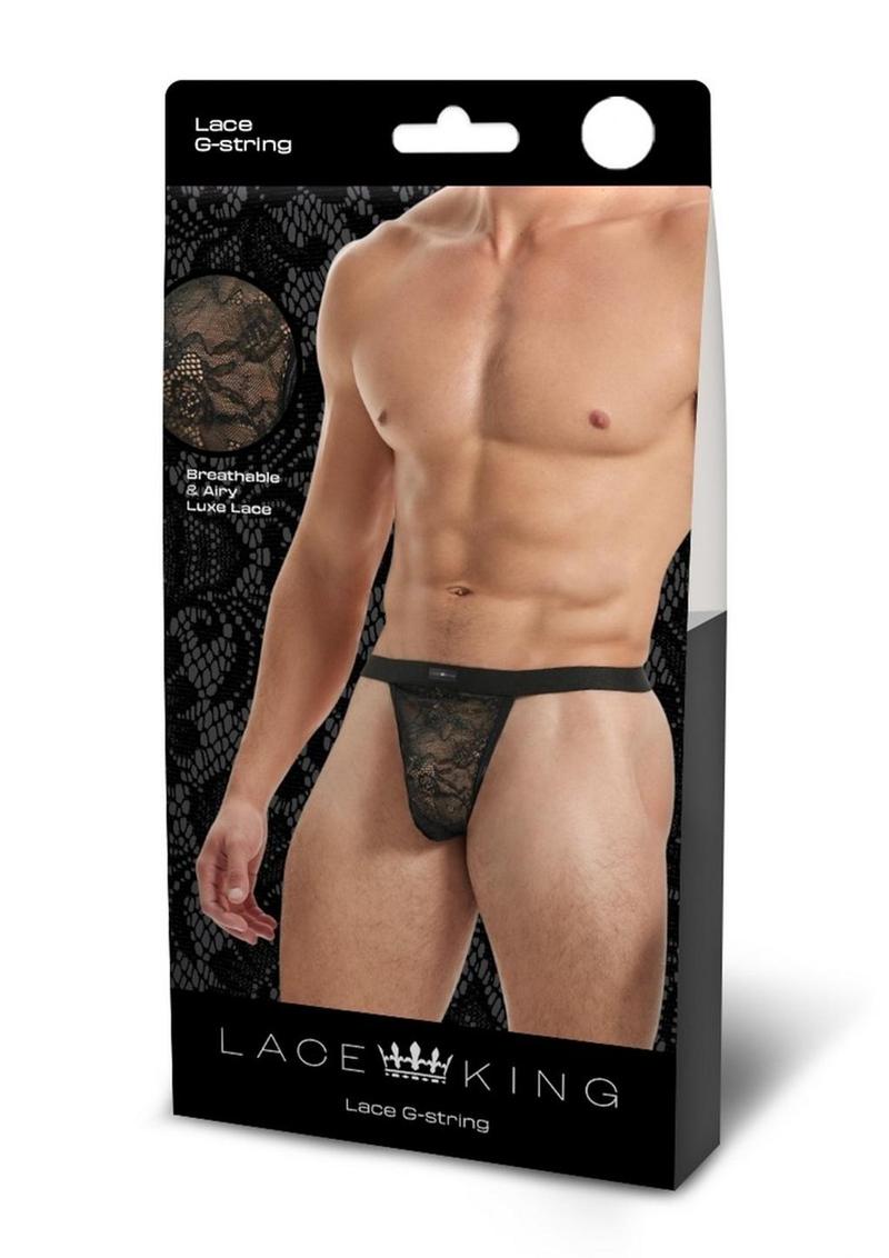Midnight Crown Lace G-String