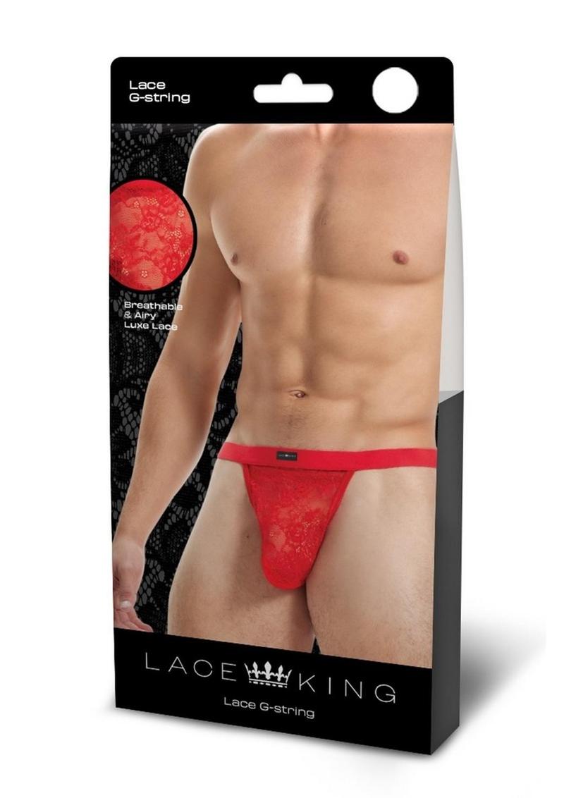 Midnight Crown Lace G-String