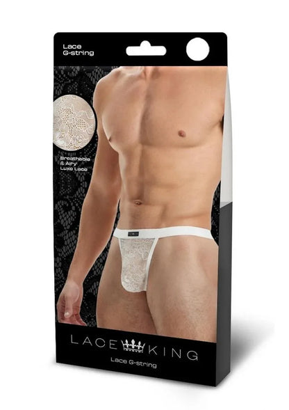 Midnight Crown Lace G-String - Puppy's Aesthetics