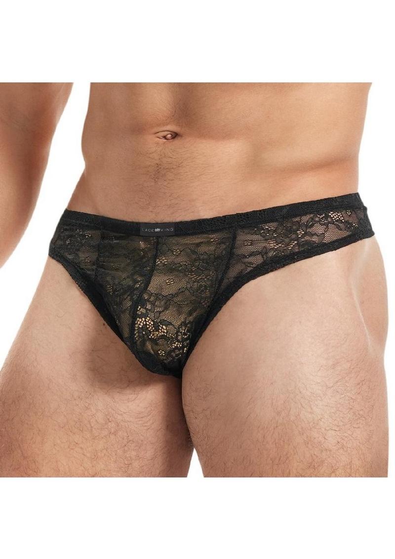 Lace King Men's Lace Thong