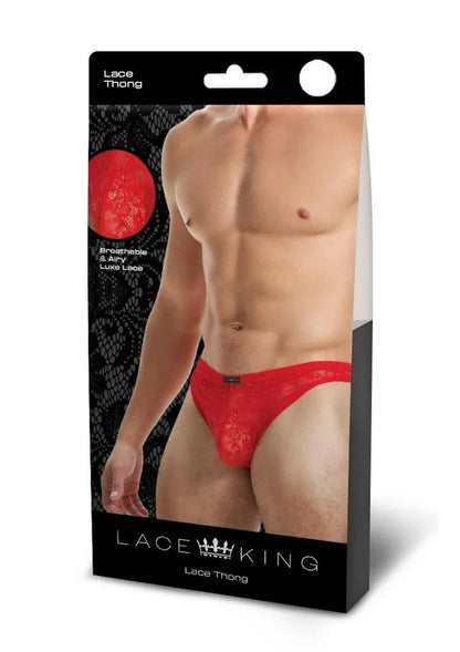 Lace King Medium Thong (Colors) - Puppy's Aesthetics