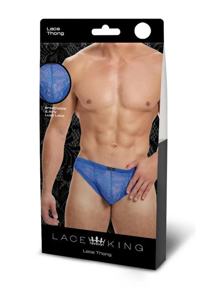 Lace King Men's Lace Thong - Puppy's Aesthetics