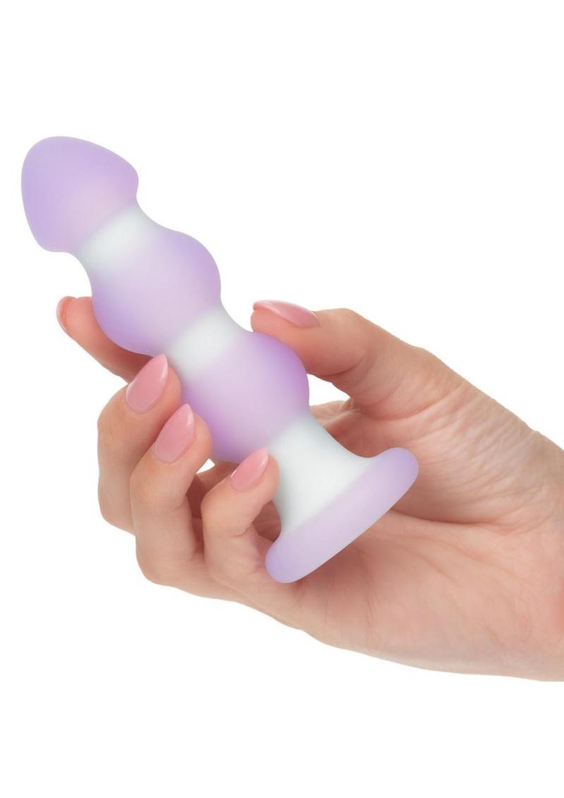 Lavender Haze Beaded Anal Plug
