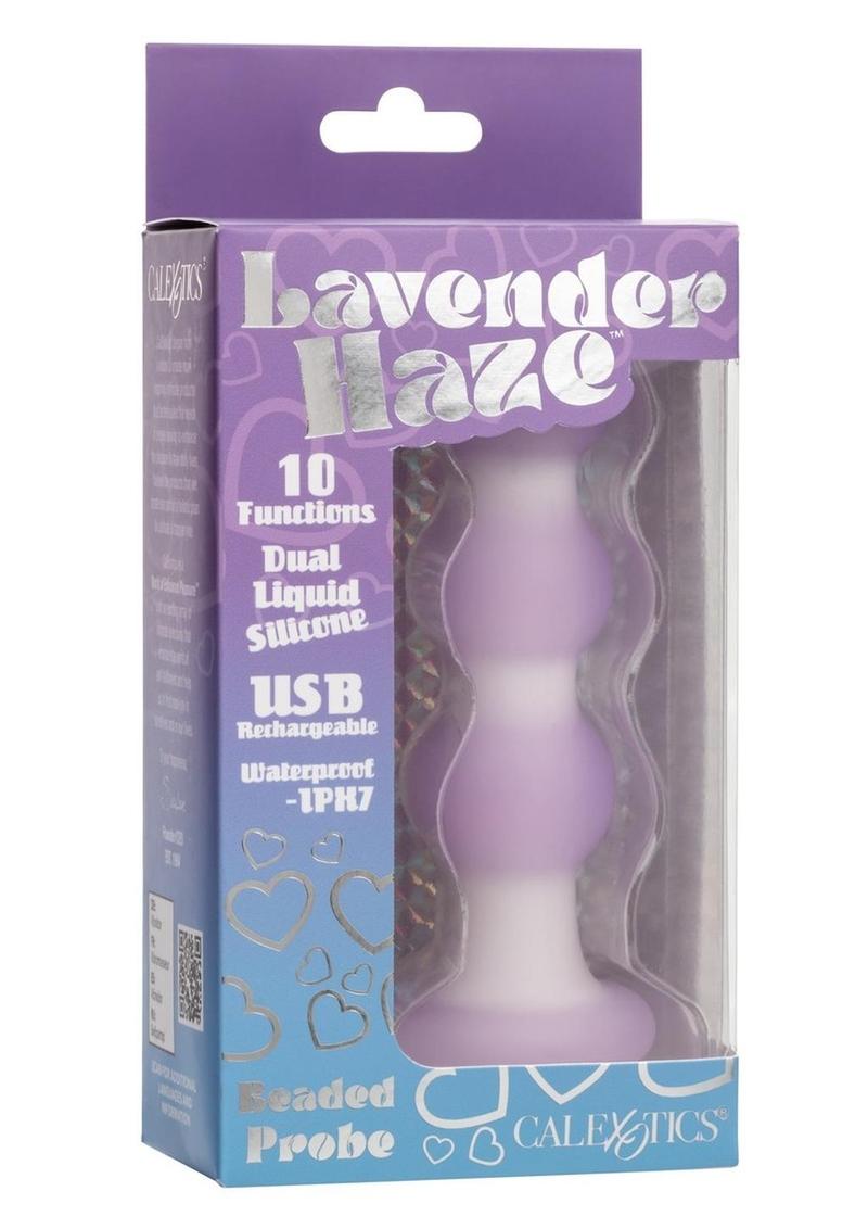 Lavender Haze Beaded Anal Plug