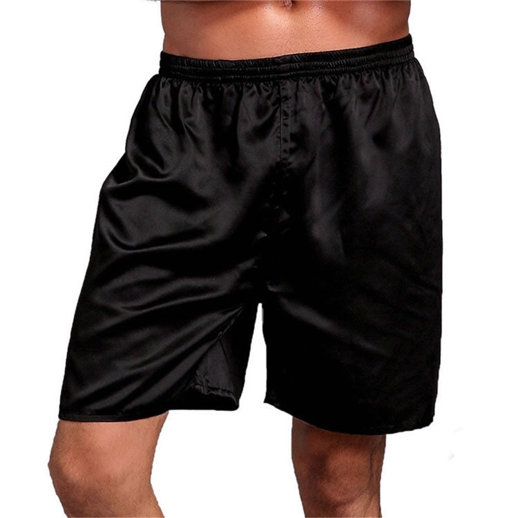 Plus Size Soft Silk Satin Boxers