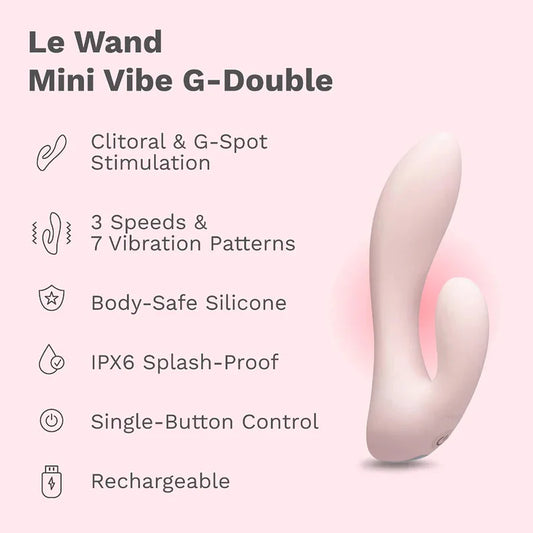 Le Wand Mini G-Double Rabbit Vibrator