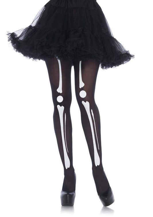 Skeleton Print Bone Tights