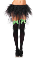 Kay Opaque Bow Thigh Highs