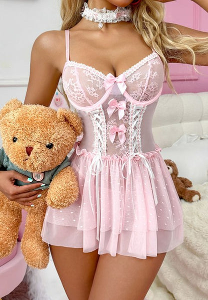 Sweet Lace Lingerie Dress