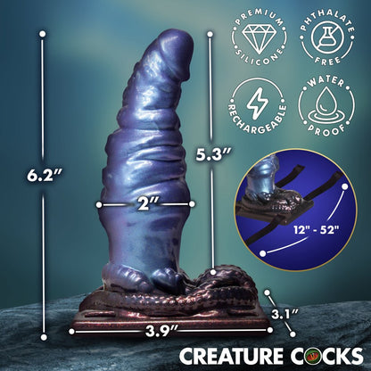 Creature Cocks Lord Neptune Vibrating Silicone Grinder