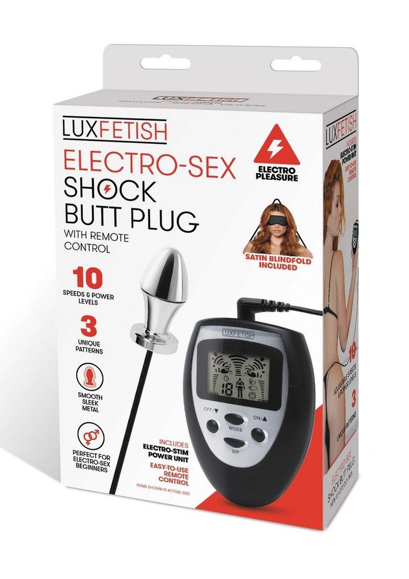 Electro-Sex Shock Butt Plug With Remote