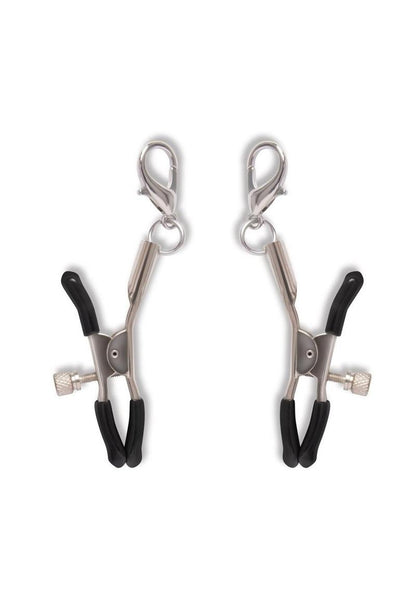 Fetish Interchangeable Collar and Nipple Clips Set