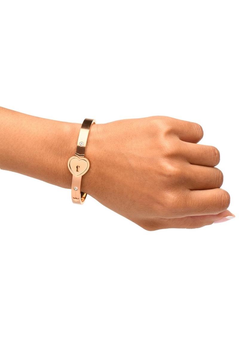 Locking Bracelet & Key Necklace