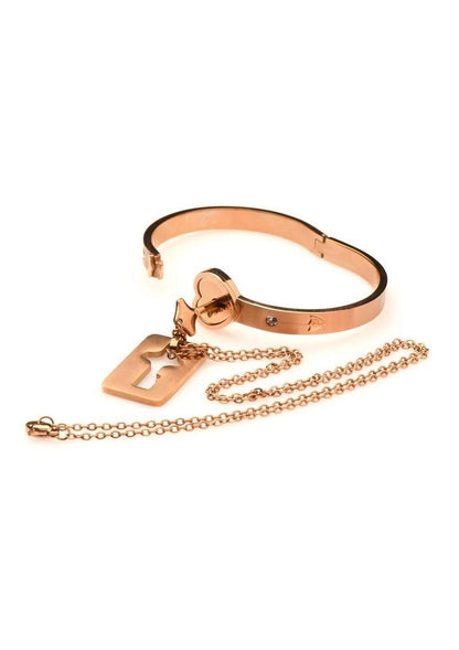 Locking Bracelet & Key Necklace