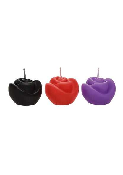 Fire Garden Rose Candle