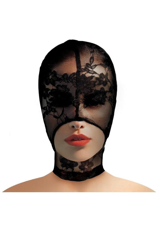 Lace Seduction Bondage Hood
