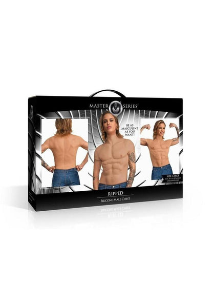 Ripped Silicone Male Chest Shirt