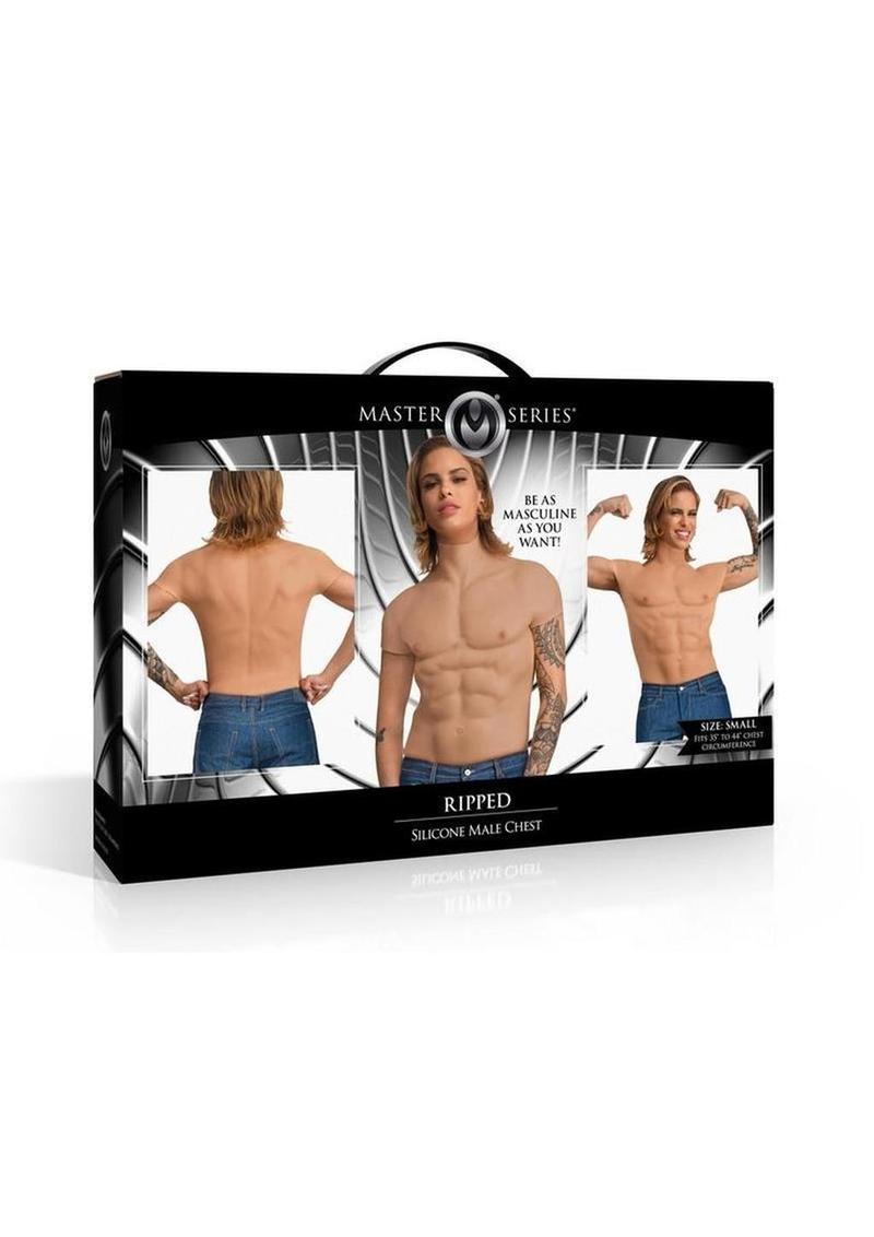 Ripped Silicone Male Chest Shirt
