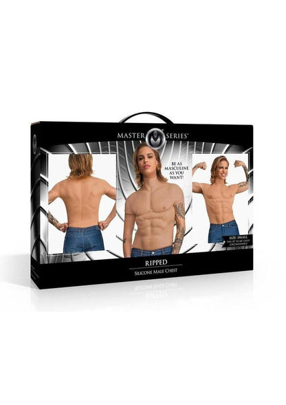Ripped Silicone Male Chest Shirt