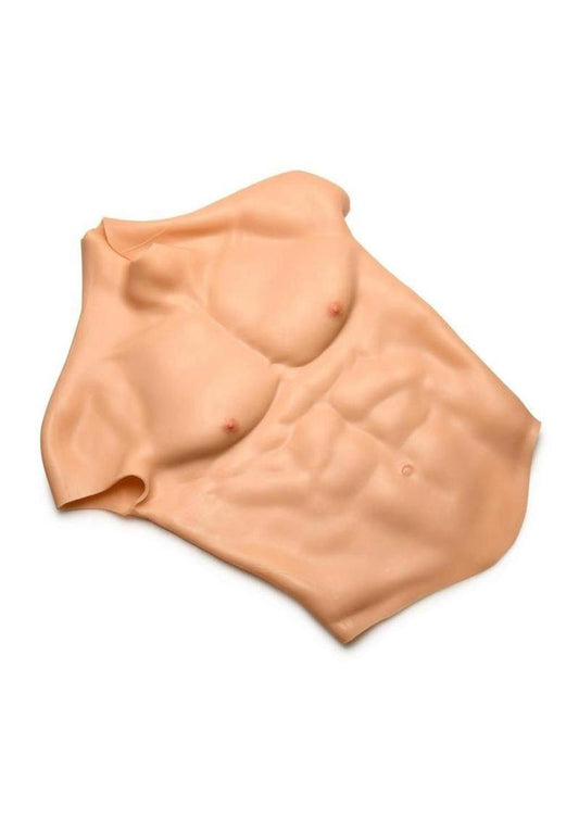 Ripped Silicone Male Chest Shirt