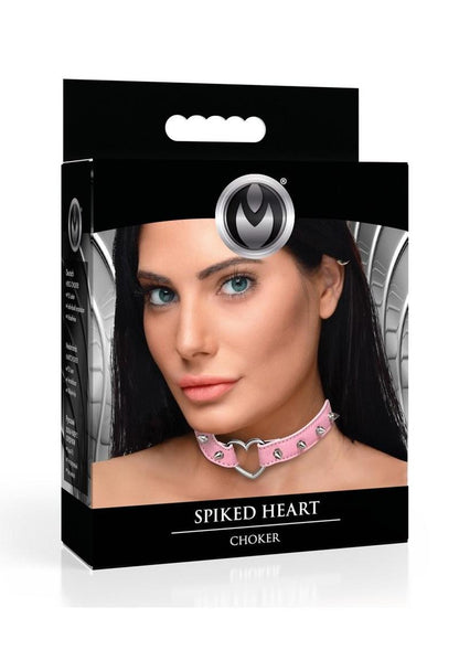 Spiked Heart Choker
