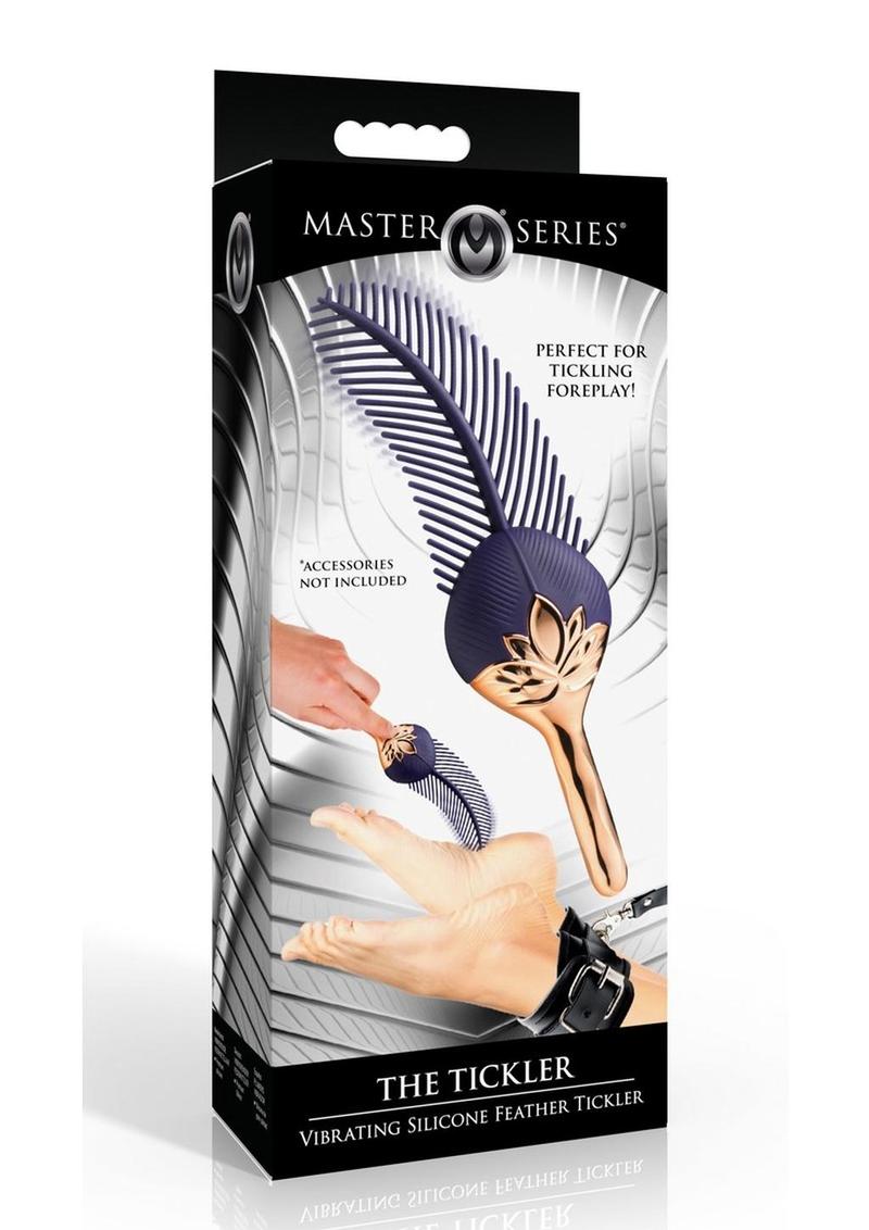 The Tickler Vibrating Silicone Feather Tickler