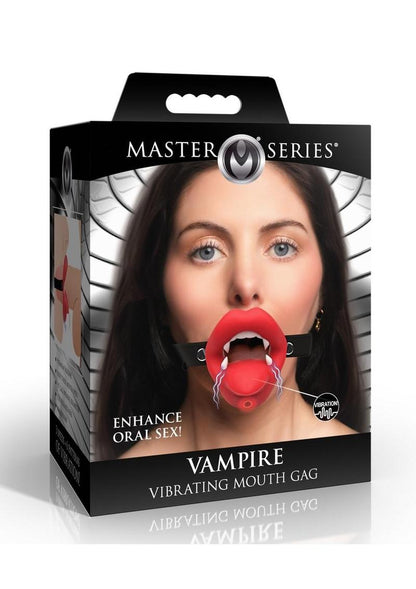 Vibrating Rechargeable Silicone Vampire Mouth Gag
