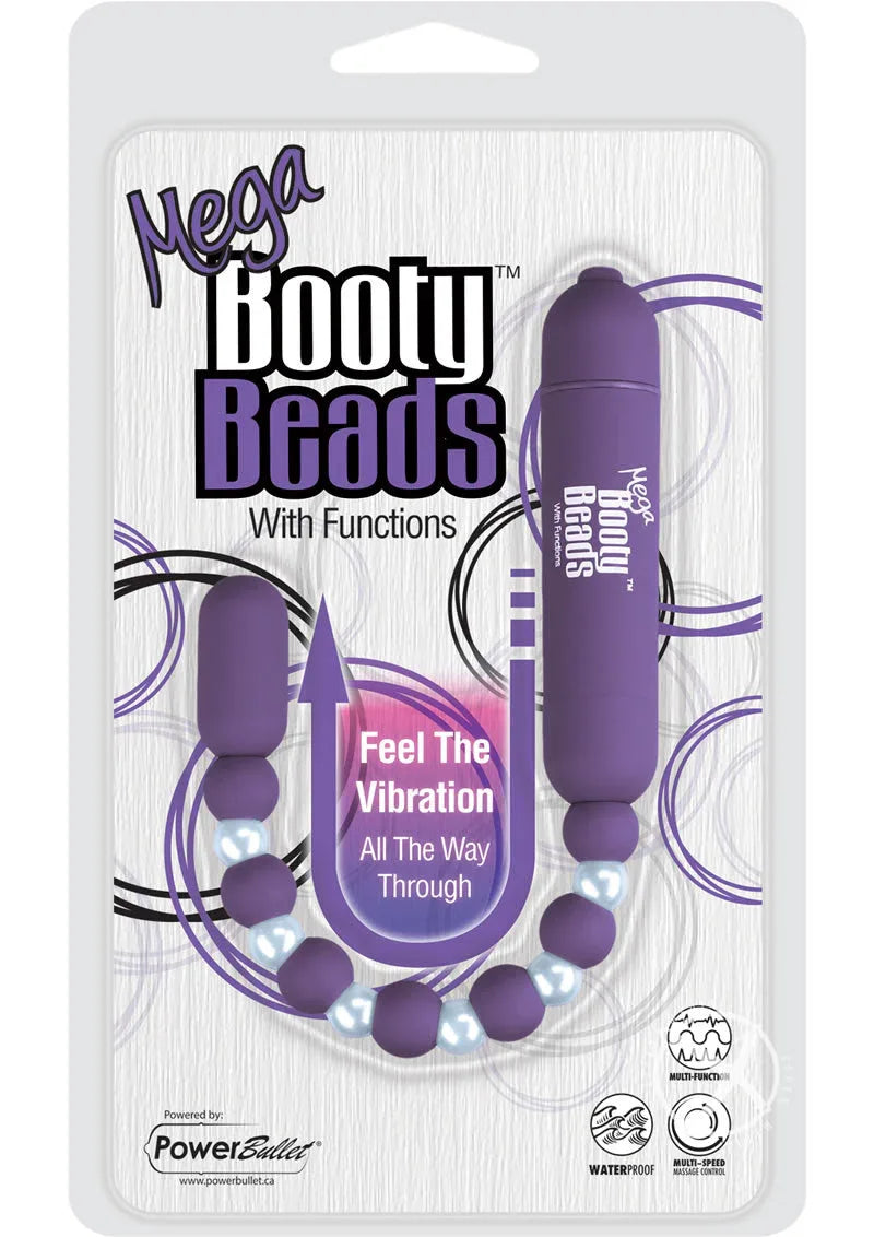 Mega Booty Vibrating Anal Beads - Puppy's Aesthetics